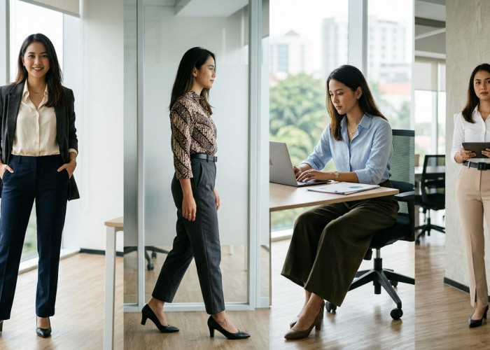 7 Pilihan Celana Wanita Kantor yang Bikin Penampilan Makin Percaya Diri