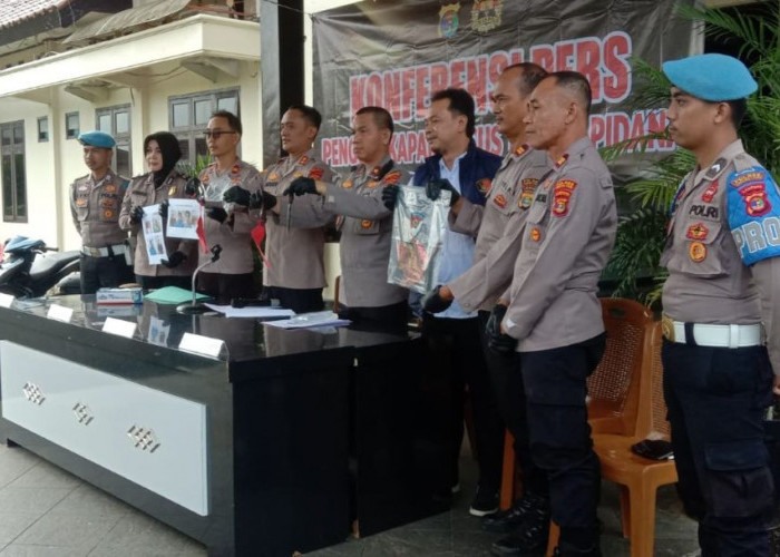 Polres Lampung Utara Ungkap 4 Kasus 3C, 4 Tersangka Diamankan, 1 Pelaku Diburu