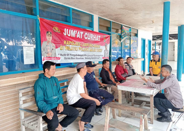 Tampung Saran dan Masukan Masyarakat, Polsek Balik Bukit Efektifkan Kegiatan Jumat Curhat