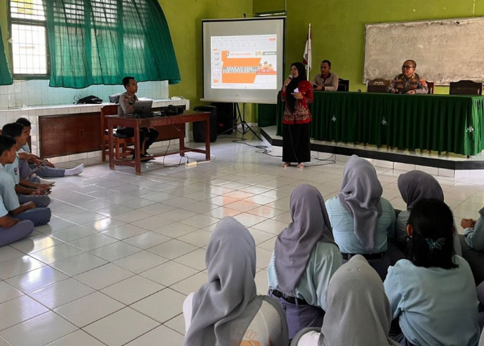 Polres Lampung Utara Sosialisasikan Rekrutmen Polri 2026 di SMA Negeri 1 Abung Semuli