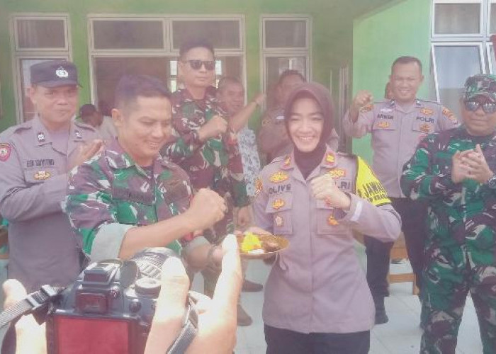 HUT TNI ke -79 ,Polsek Jatiagung Gerebek Posramil Jatiagung 