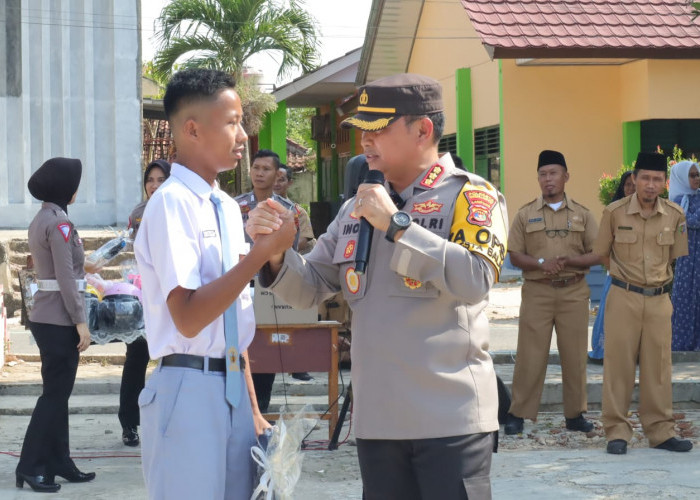 Datangi SMKN 2, Kapolresta Bandar Lampung Ajak Selamatkan Generasi Muda