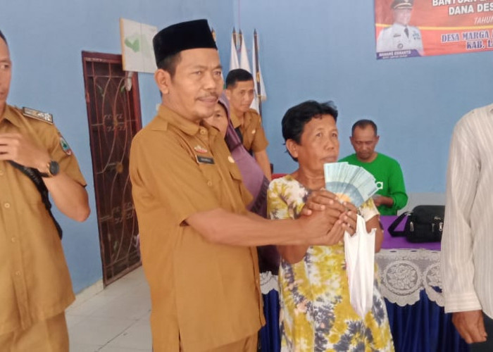 25 KPM desa Marga Agung Terima BLT-DD selama Tiga bulan 