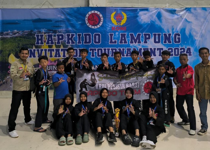 Atlet Hapkido Pesisir Barat Sabet 15 Medali di Kejuaraan Hapkido Lampung Invitation 2024