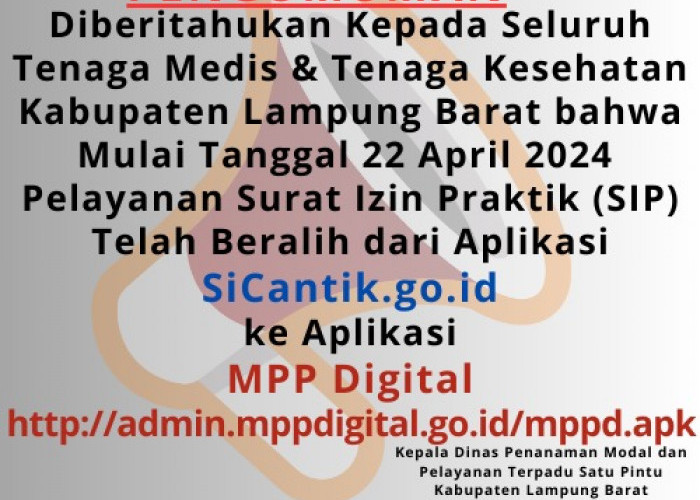 Mantap! DPMPTSP Lampung Barat Ujicoba Penerapan Mal Pelayanan Publik Digital