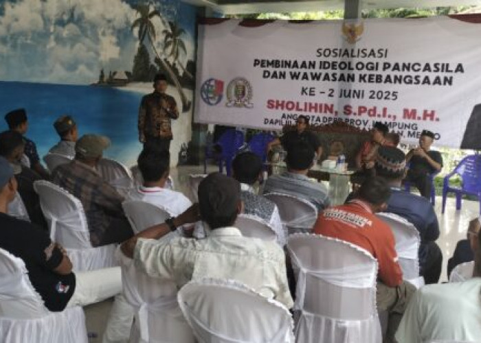 Solihin Silaturahmi Dengan Warga Pejambon Melalui Kegiatan Sosialisasi Pancasila