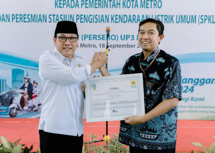 Pemkot Metro Jadi Pemerintah Daerah Pertama di Lampung Gunakan 100 Persen Energi Terbarukan