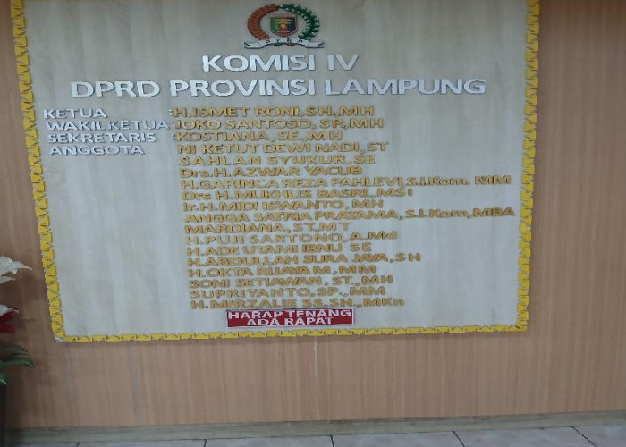 PLN Tunda RDP Dengan Komisi IV DPRD Lampung Soal Antisipasi Saat Ada Pemadaman 