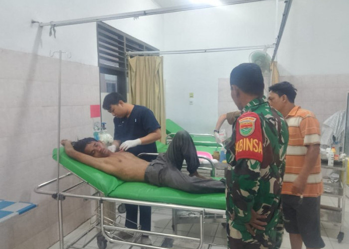 Babinsa Karang Maritim Selamatkan Terduga Pencuri HP dari Amukan Massa