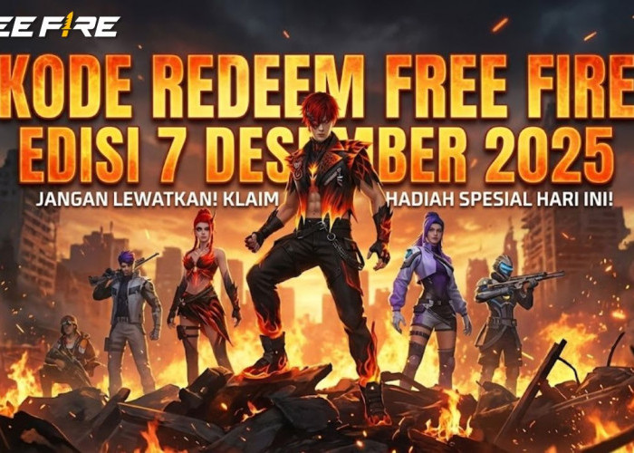 Panen Diamond dan Skin Gratis! Daftar 60 Kode Redeem FF Hari Ini, 7 Desember 2025