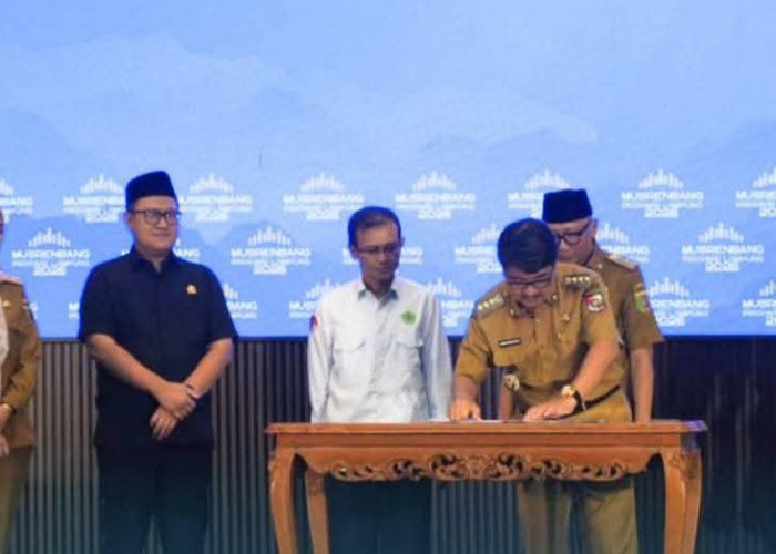 Bupati Lampung Utara Hadiri Musrenbang RKPD Provinsi Lampung 2027