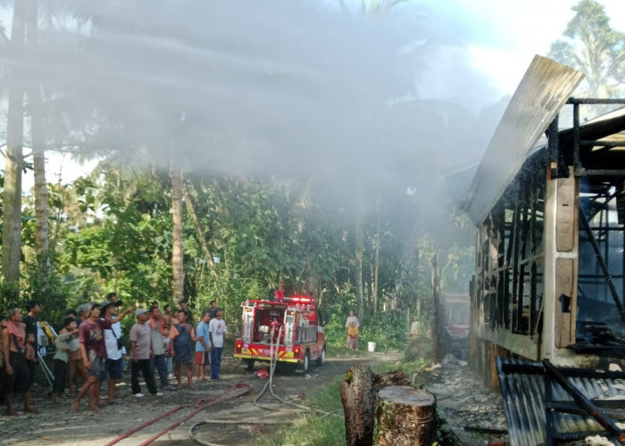 Rumah Warga Pedada Ludes Terbakar, Diduga Korsleting Listrik Jadi Penyebab