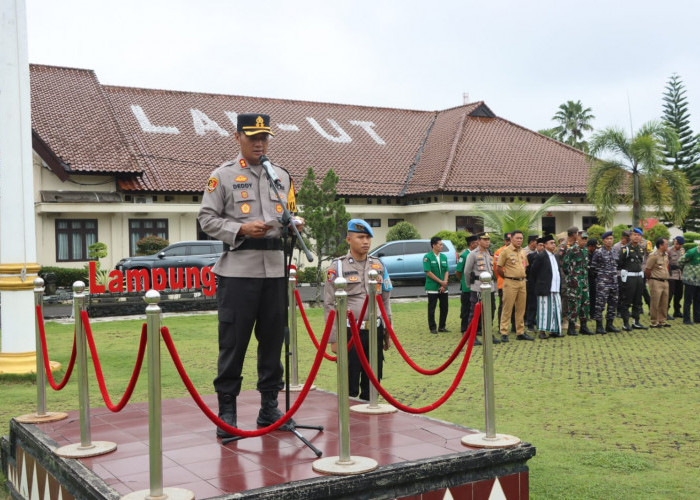 Jaga Kamtibmas Ramadhan 1447 H, Polres Lampung Utara Gelar Apel Siaga