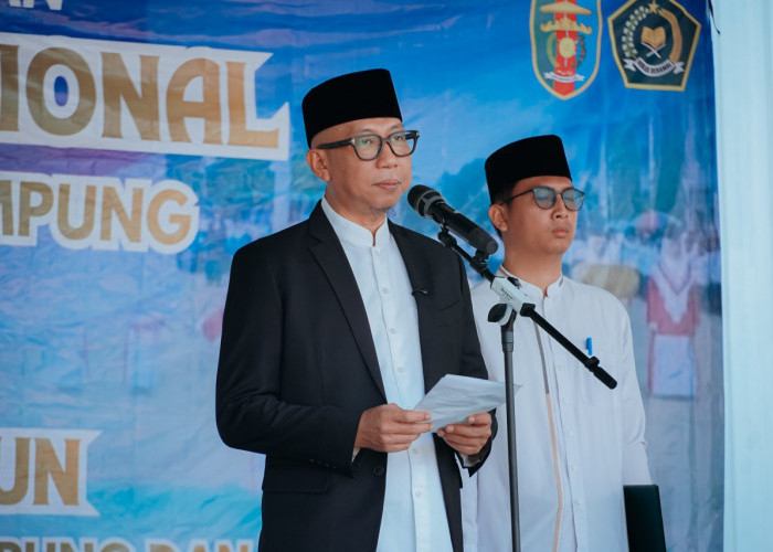 Ribuan Santri Hadiri Peringatan HSN 2026 di Lampung Selatan, Ini Pesan Gubernur Mirza