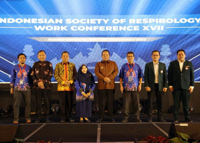 Gubernur Lampung Buka Konferensi Kerja XVII Perhimpunan Dokter Paru Indonesia