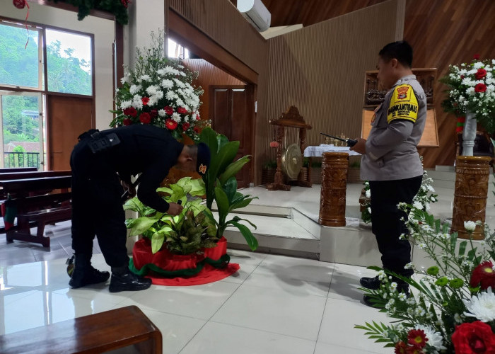 Polresta Bandar Lampung Kerahkan Ratusan Personel Amankan Malam Natal