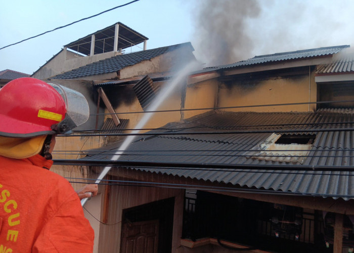 Ditinggal Dalam Keadaan Kosong, Rumah Warga di BKP Terbakar