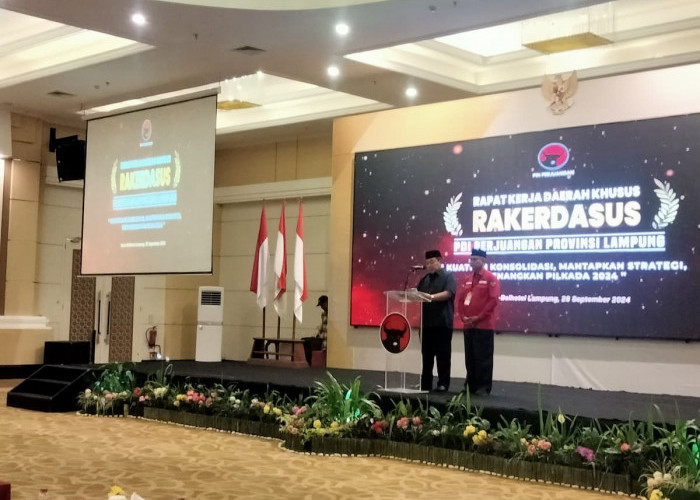 Rakerdasus PDIP Lampung, Target 10 Kemenangan di Pilkada 2024