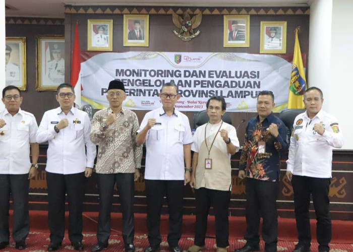 Pemprov Lampung Evaluasi Pengelolaan Pengaduan dan Keterbukaan Informasi