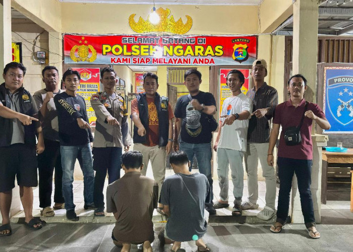 Gasak Uang dan Emas Saat Ibadah, Dua Pemuda Dibekuk Polsek Ngaras