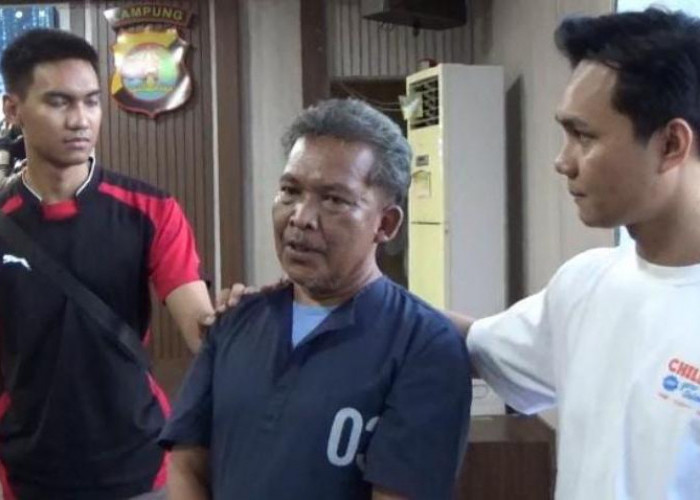 Cabuli Tiga Anak di Bawah Umur, Lansia di Bandar Lampung Diringkus Polisi.