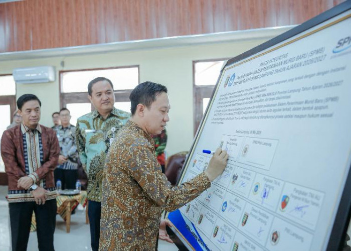 Pemprov Lampung Deklarasikan SPMB 2026 Bersih dengan Slogan No Titip No Jastip