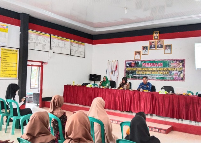 KWT Organik Waras Sakti Diberi Pembinaan P2KP oleh DKP Lampung Barat 