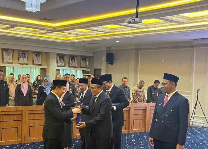 Lima Pejabat Pemprov Lampung di Lantik, Ini Daftar Namanya