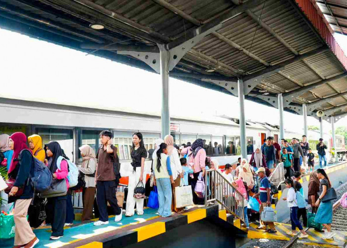 KAI Divre IV Tanjung karang Catat 681 Ribu Pelanggan, Layanan Kereta Makin Diminati