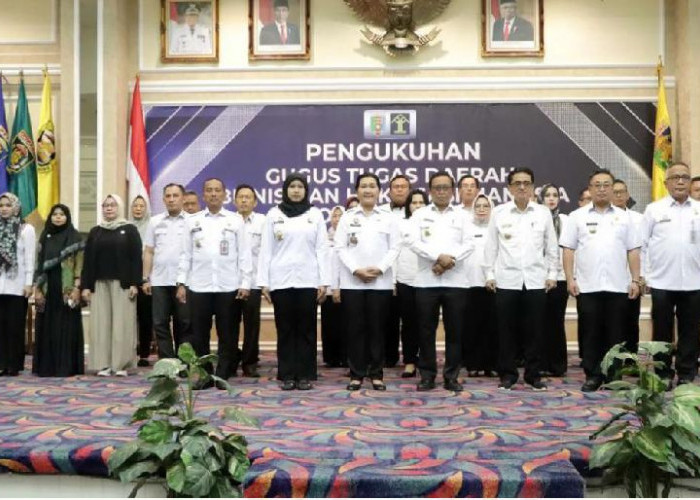 Ganjar Jationo Kukuhkan Gugus Tugas Daerah Bisnis dan HAM Provinsi Lampung