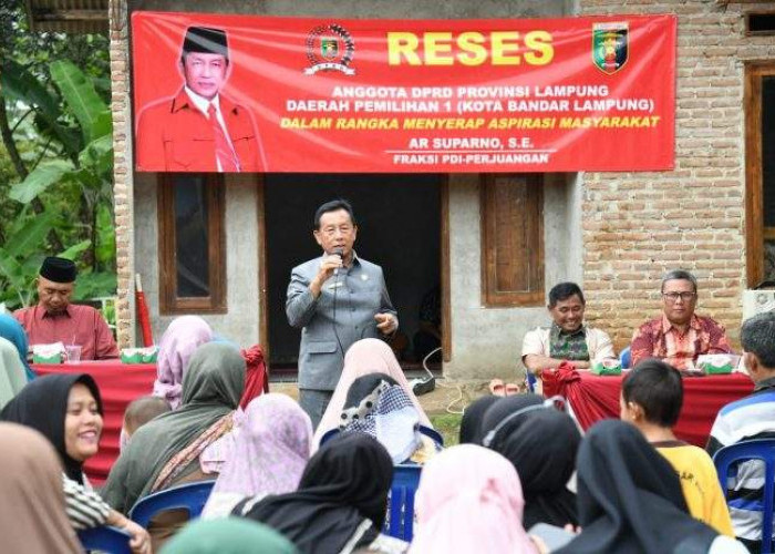 Anggota Komisi V DPRD Provinsi AR Suparno Serap Aspirasi Warga Sumber Agung