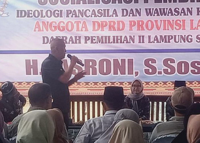 Sosialisasikan Pembinaan IPWK di Kecamatan Jatiagung Jasroni Harapkan Masyarakat Memahami Makna  Pancasila 