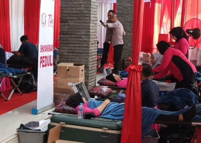 Polda Lampung Gelar Bakti Kesehatan Gratis untuk Masyarakat