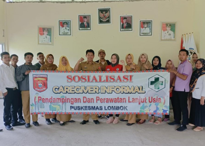 Upaya Tingkatkan Kesehatan Lansia, Puskesmas Lumbokseminung Sosialisasikan Caregiver Informal   