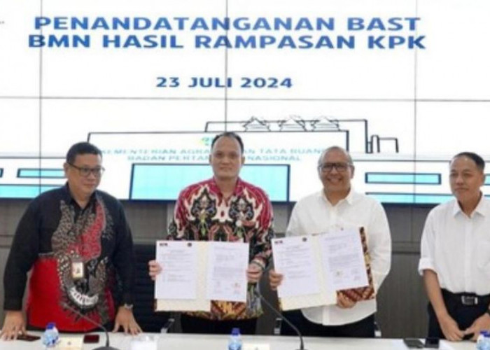 Kementerian ATR/BPN Terima Aset Rampasan KPK Senilai Rp 4,78 Miliar