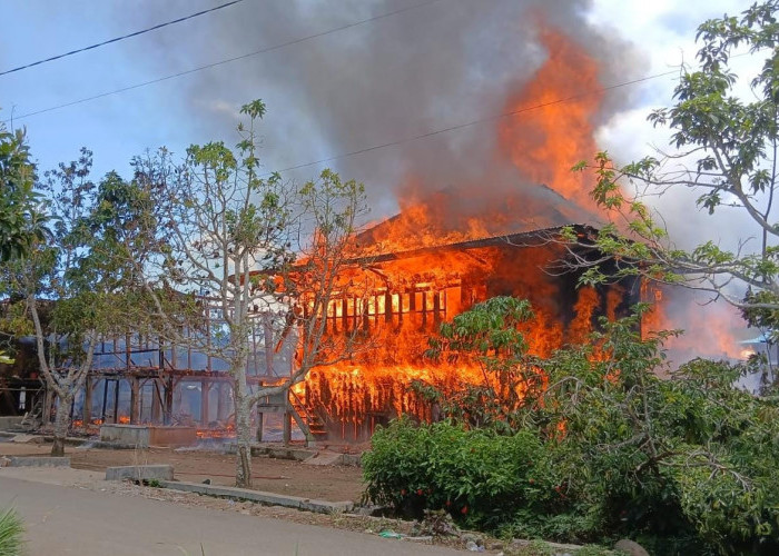 Update Kebakaran Kenali: Dua Rumah Warga Ludes Terbakar