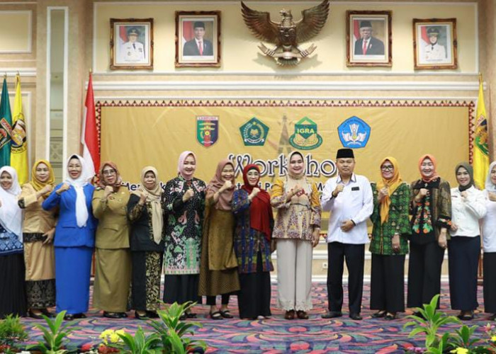 Riana Buka Workshop Kurikulum Merdeka Pengurus Wilayah Ikatan Guru Raudhatul Athfal Provinsi Lampung