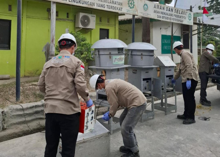 Debu PT Semen Baturaja Dikeluhkan Warga Panjang, DLH Lampung Ambil Sampel Udara di Dua Titik