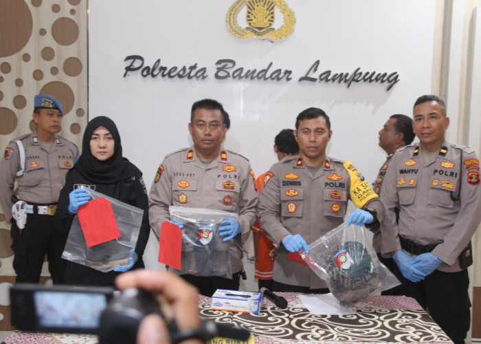 Polresta Bandar Lampung Berhasil Ungkap Kasus Pembunuhan di Kemiling
