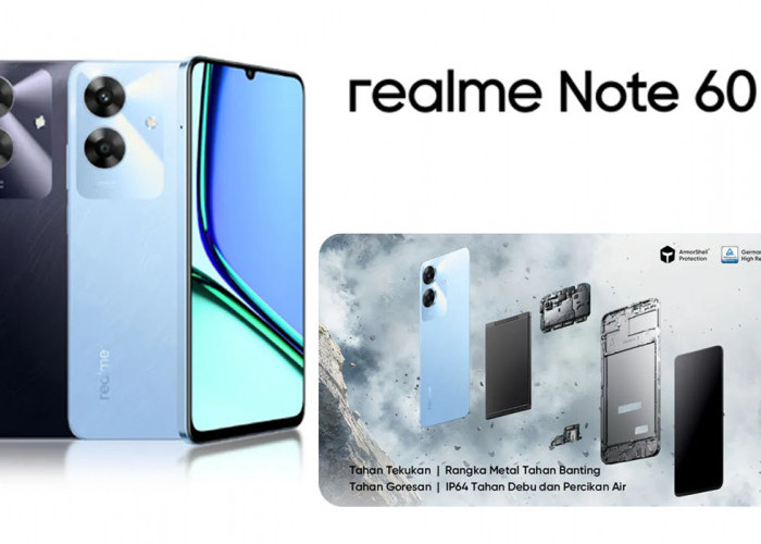 Intip Spesifikasi Realme Note 60, HP Sejutaan yang Diklaim Tahan Banting