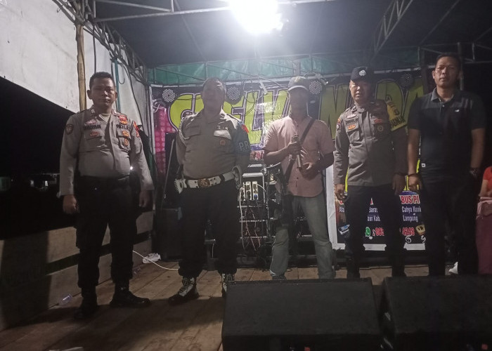 Polsek Pesisir Utara Bubarkan Pesta Organ Tunggal di Kota Karang