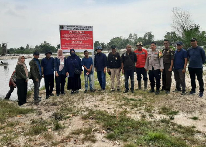 Tahun 2025, 20 Tambang Ilegal Ditertibkan, Pemprov Lampung Perkuat Pengawasan Lingkungan