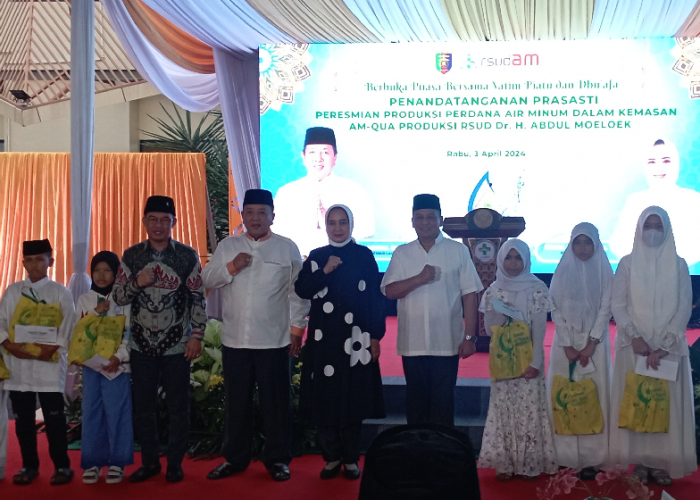 Gubernur Arinal Buka Puasa Bersama Yatim Piatu dan Dhu'afa di RSUD Dr. H. Abdul Moeloek