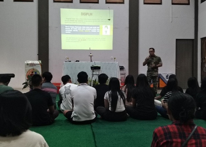 Mayor Yudi Nugroho Berikan Pembinaan Kedisiplinan kepada Pemuda-Pemudi Gereja Bethani Bandar Lampung