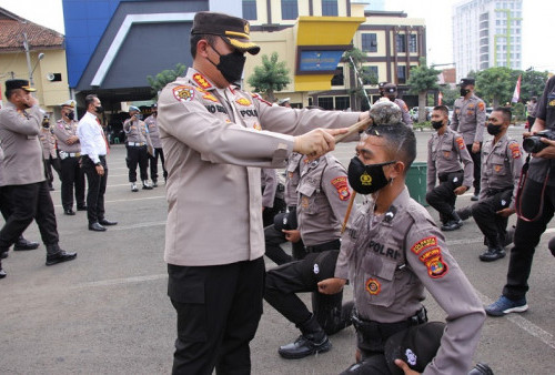 Polresta Bandar Lampung Sambut Bintara Remaja