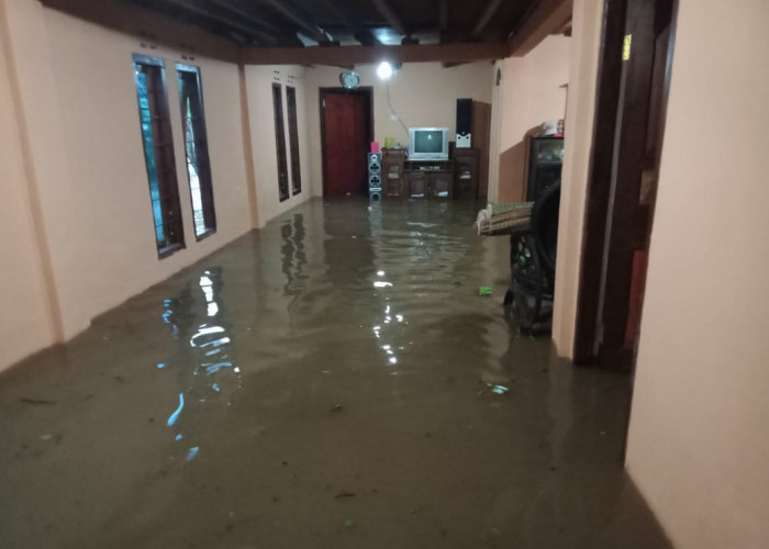 Hujan Lebat, 15 Rumah di Pekon Kembahang Terdampak Banjir