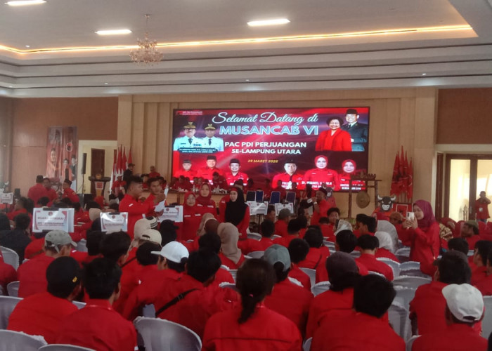 PDIP Lampung Utara Gelar Musancab, Fokus Perkuat Struktur hingga Ranting