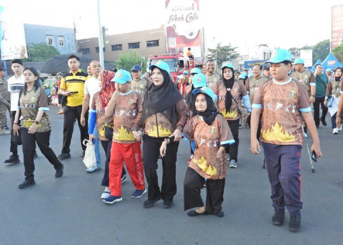 Pemkot Bandar Lampung Gelar Jalan Sehat dan Senam Disabilitas, Raih Rekor MURI