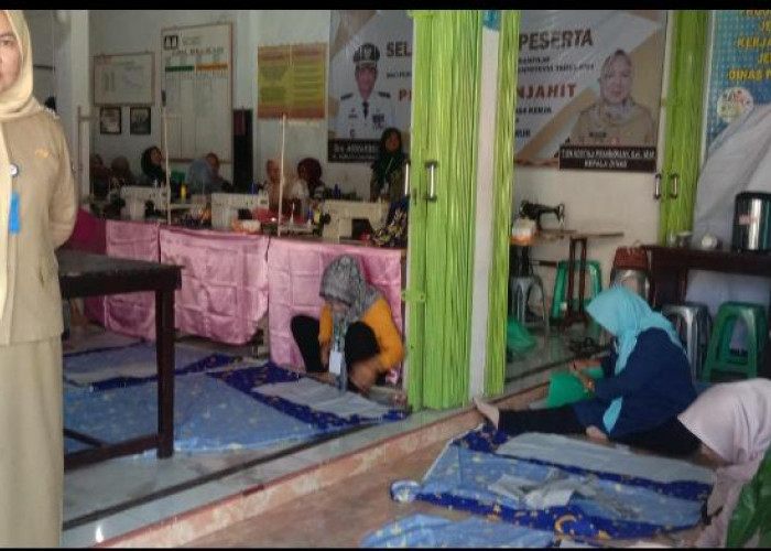 Lagi, Diskopukmnaker Lampung Utara Buka Pelatihan Menjahit 