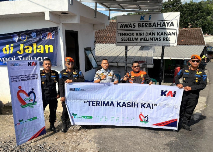 KAI Divre IV Tanjung karang Realisasikan 23 Program TJSL untuk Masyarakat 
